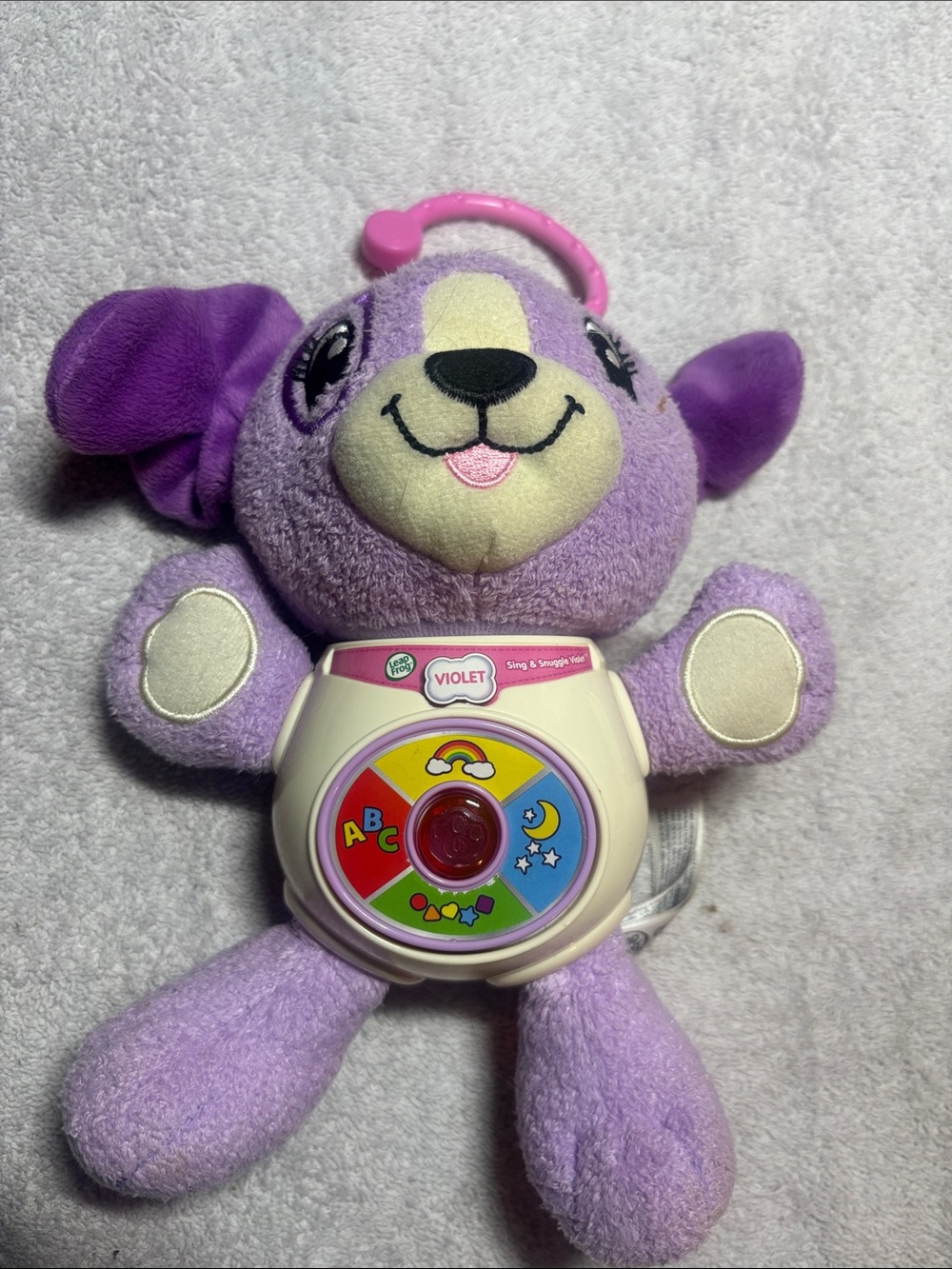Violet Interactive Learning MINI Puppy Plush - Purple Musical Kids Toy